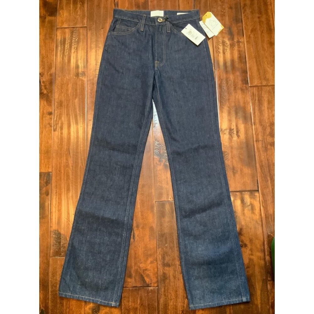 Frame Dark Wash Le Italien Flare Blue Jeans, Size 24, NWT! $348